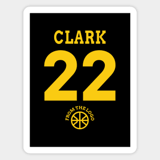 Caitlin Clark 22 From the logo Magnet